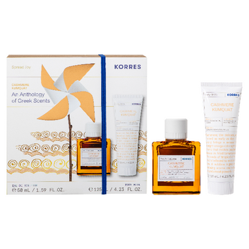 Korres Cashmere Kumquat Σετ Αρώματος και Body Milk